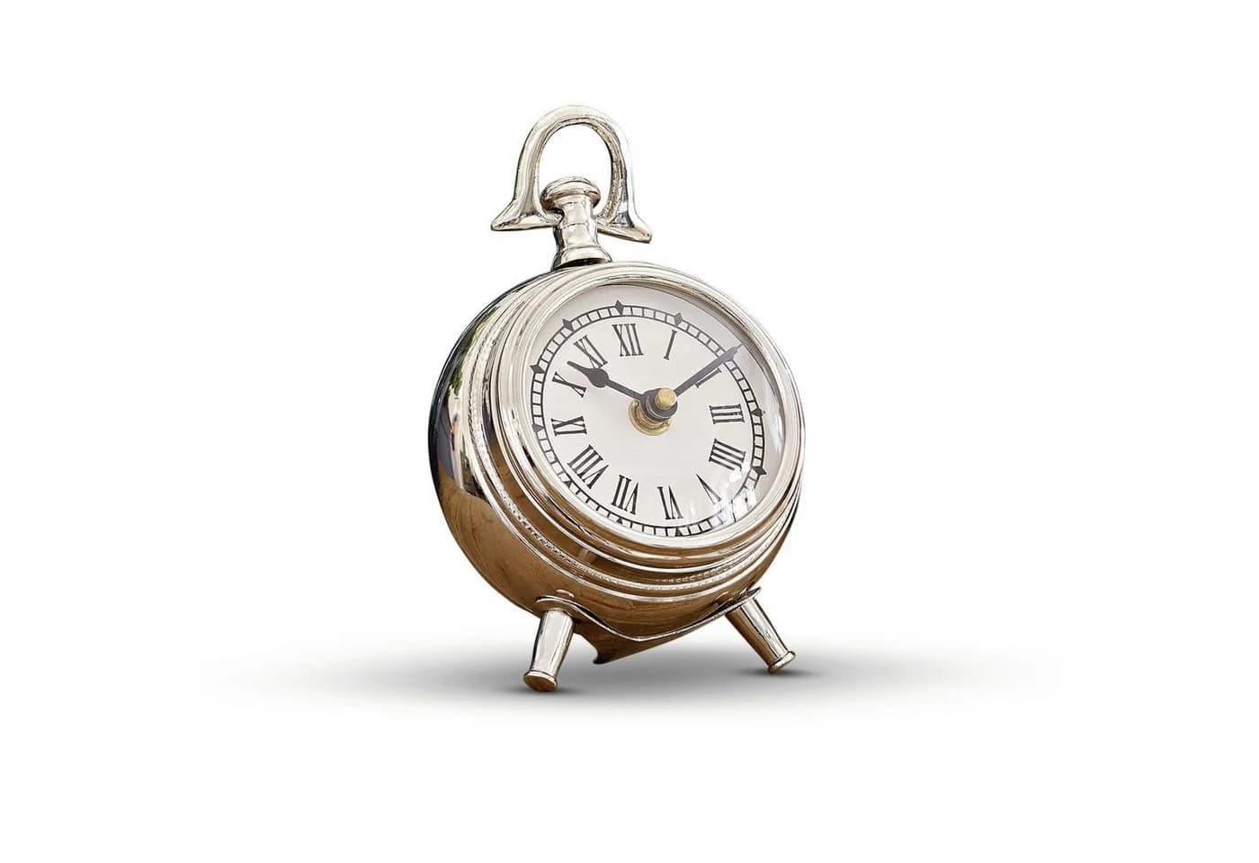 Mirabeau Wanduhr Coraten Silber Klassisch-Römisches Ziffernblatt - Bild 2