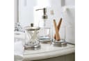 Mirabeau Badorganizer Set Glas Messing Silber Transparent Bild 3