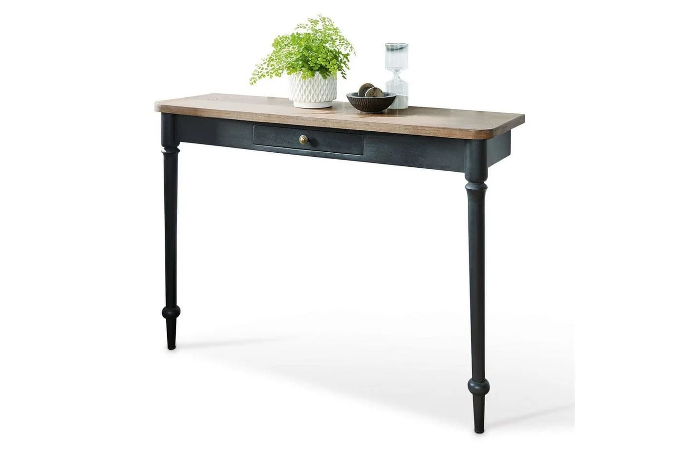 Mirabeau Konsole Jarobrod Mangoholz Schwarz/Braun - Bild 2