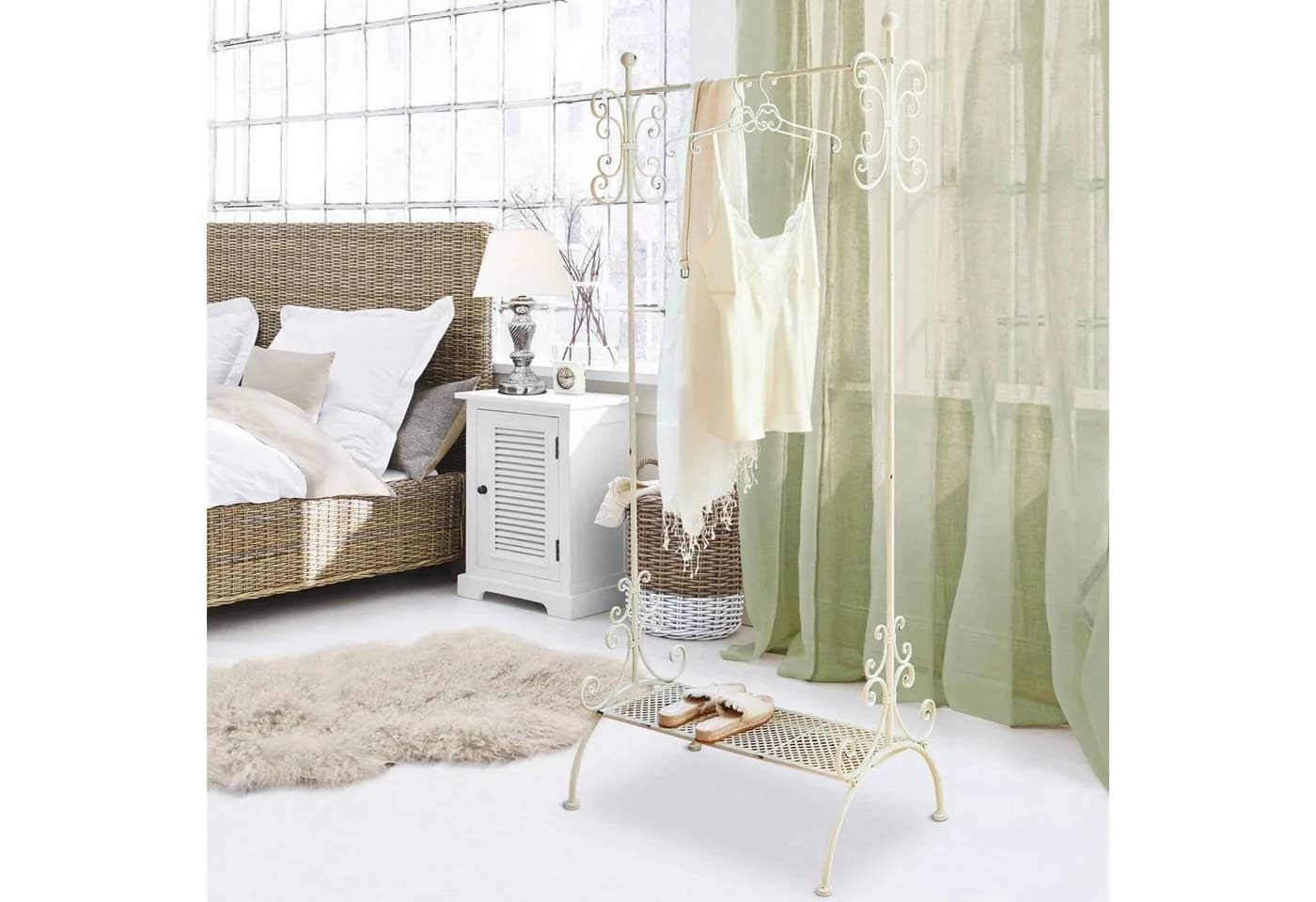Mirabeau Kleiderständer Garderobe Épinay antikweiß Romantik - Bild 4