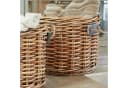 Mirabeau Dekokorb 2er Set Marché braun Rattan mit Holzgriffen Bild 3
