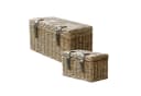 Mirabeau Truhe 2er Set Darill Braun Rattan Mahagoni Bild 2