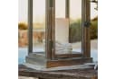 Mirabeau Kerzenlaterne Corte aus Tannenholz mit Glas und Eisen Bild 4