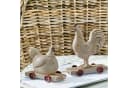 Mirabeau Osterfigur Huhn 2er Set Creme Polyresin Bild 3