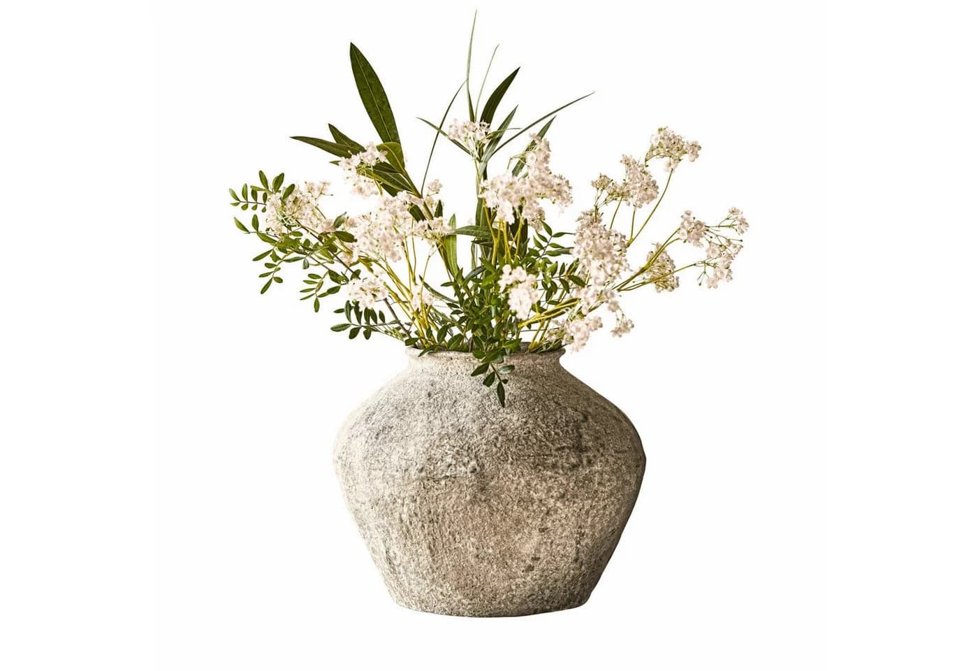 Mirabeau Tischvase Vase Champs antikgrau Kunststein - Bild 2