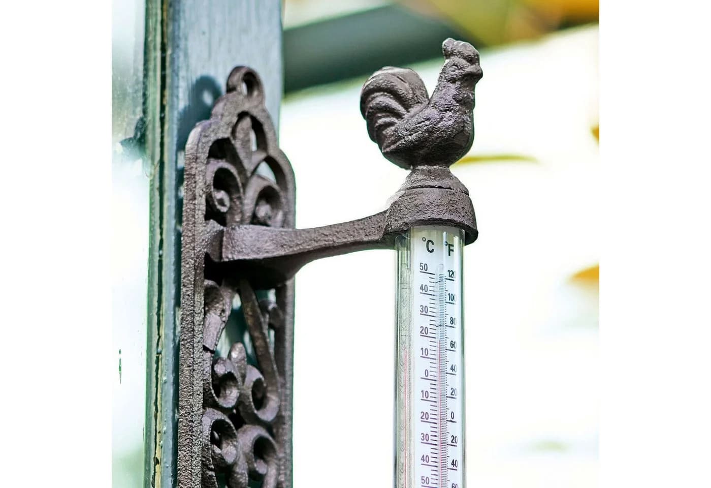 Mirabeau Thermometer Seraux Gartenfigur braun - Bild 3