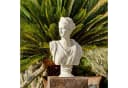 Mirabeau Gartenzwerg Büste Ellora antikcreme Polyresin Bild 3