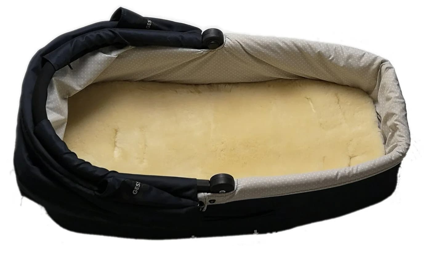 Reissner Lammfelle Kinderwagen-Sitzauflage KIWA de Luxe Merino Lammfell Premium - Bild 5