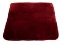 Reissner Lammfelle Sitzkissen Echtes Merino Lammfell mit Schaumstoffeinlage Rot Bild 2