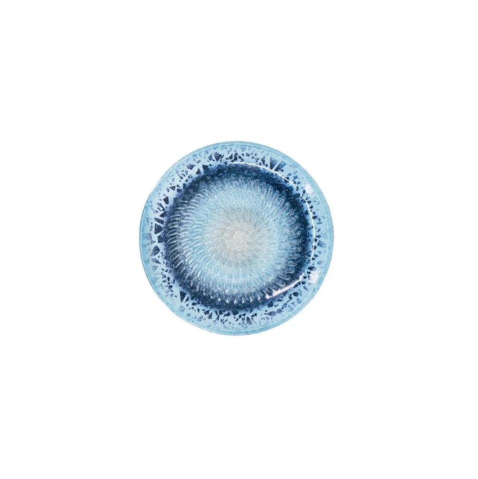 Kaladia Multireibe Reibeteller Blau Keramik Handbemalt - Bild 2