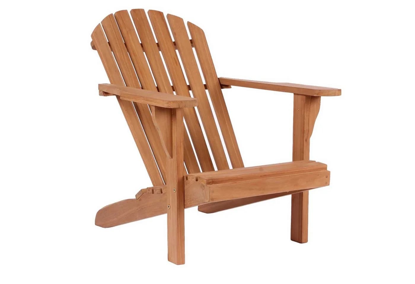MR.DEKO Gartenliege Adirondack Montreal Teak mit Fußteil - Bild 3
