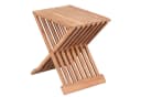 MR.DEKO Gartentisch Teak klappbar Fishbone Bild 2