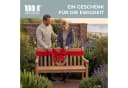 MR.DEKO Gartenbank Teak Anker 120 cm Massivholz Maritim Bild 5