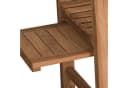 MR.DEKO Gartenbank Lancaster Teak Holz Bank 120cm mit Seitentisch Bild 4