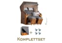 MR.DEKO Strandkorb Schleswig Pinie 2-Sitzer UV-beständig Bild 2