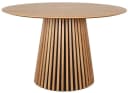 MR.DEKO Esszimmer-Set Diningsessel-Set 4x Stuhl Matera Beige & Tisch Oria Eiche 120x90 cm Bild 3