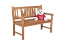 MR.DEKO Gartenbank Teak MOIN 2-Sitzer wetterfest Bild 2
