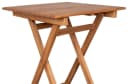 MR.DEKO Gartentisch Porton klappbar Teak natur 60x60 cm Bild 4
