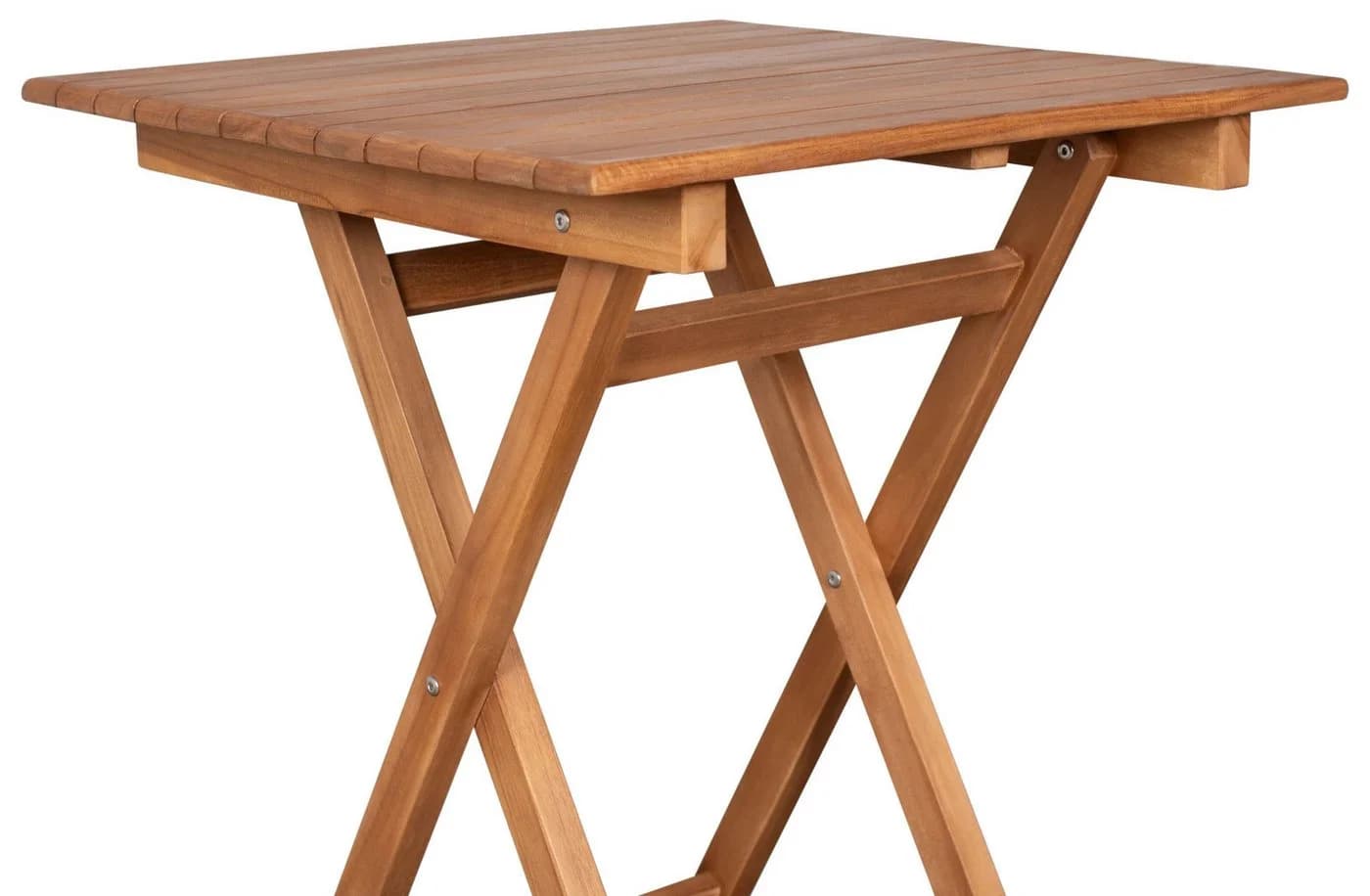 MR.DEKO Gartentisch Porton klappbar Teak natur 60x60 cm - Bild 4
