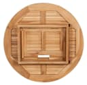 MR.DEKO Tischaufsatz Bierkistenaufsatz Teak mit Klappe Bild 5