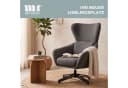 MR.DEKO Ohrensessel Marconia grau drehbar mit 360° Funktion Bild 1