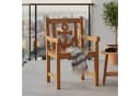 MR.DEKO Gartenstuhl Anker Teak massiv maritim Bild 1