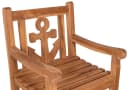 MR.DEKO Gartenstuhl Anker Teak massiv maritim Bild 4