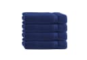 TRENDBUY24 Handtuch Set 4er Frottee 100% Baumwolle Navy Bild 2