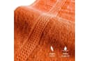 TRENDBUY24 Handtuch Set 4er Frottee 100% Baumwolle Orange Bild 1