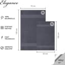 TRENDBUY24 Handtuch Set 6-TLG Premium Frottee 100% Baumwolle Anthrazit Bild 1