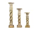Oriental Galerie Blumenhocker Gedrehte Säule Antik Gold Bild 2