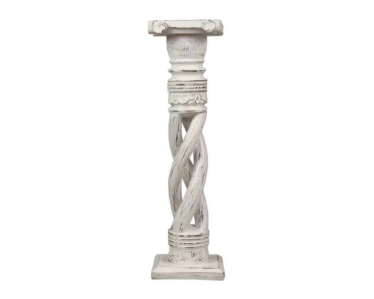 Oriental Galerie Blumenhocker Gedrehte Säule Antik Gold - Bild 5