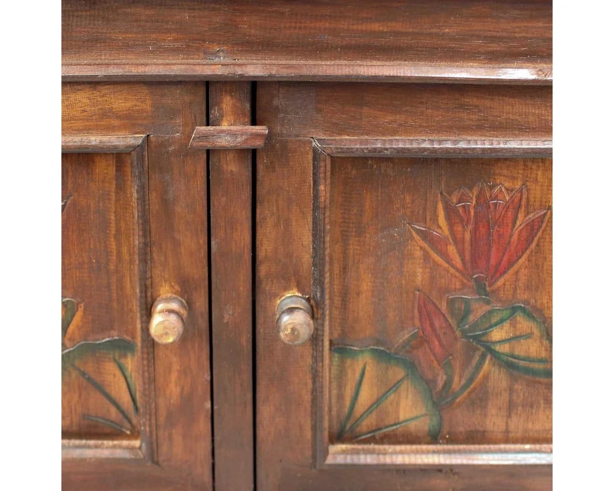 Oriental Galerie Mehrzweckschrank Lotus Braun - Bild 4