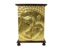 Oriental Galerie Wandschrank mit Goldverzierung und Rattan Bild 2