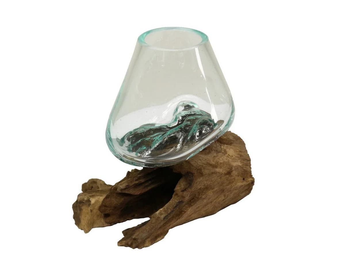 Oriental Galerie Dekofigur Wurzelholz Glas 12 cm Nr.6 - Bild 2