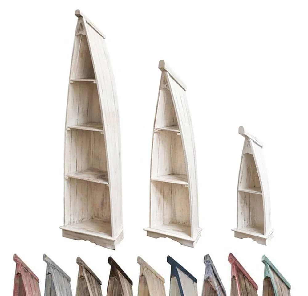 Oriental Galerie Bootsregal Standregal whitewash