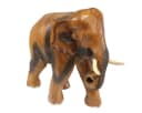 Oriental Galerie Dekofigur Elefant Skulptur Massiv Braun Bild 2