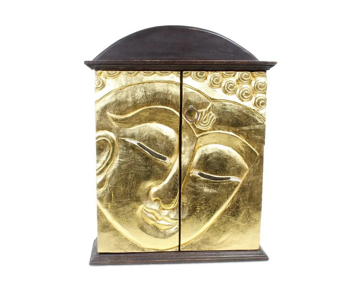 Oriental Galerie Hängeschrank Buddha 65 cm Braun Gold - Bild 2