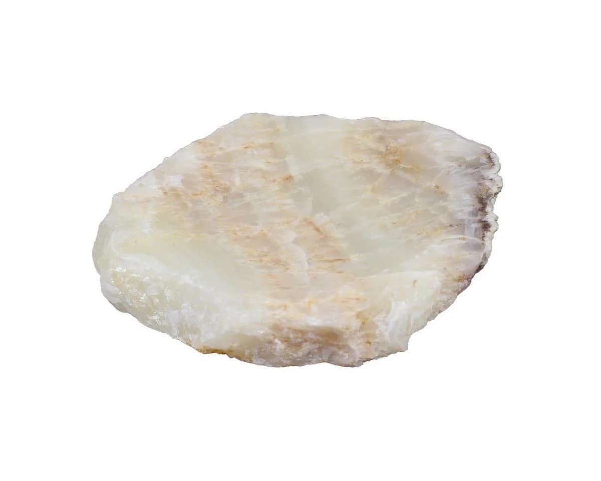 Oriental Galerie Dekotablett Seifenschale Onyx Unikat Beige - Bild 3