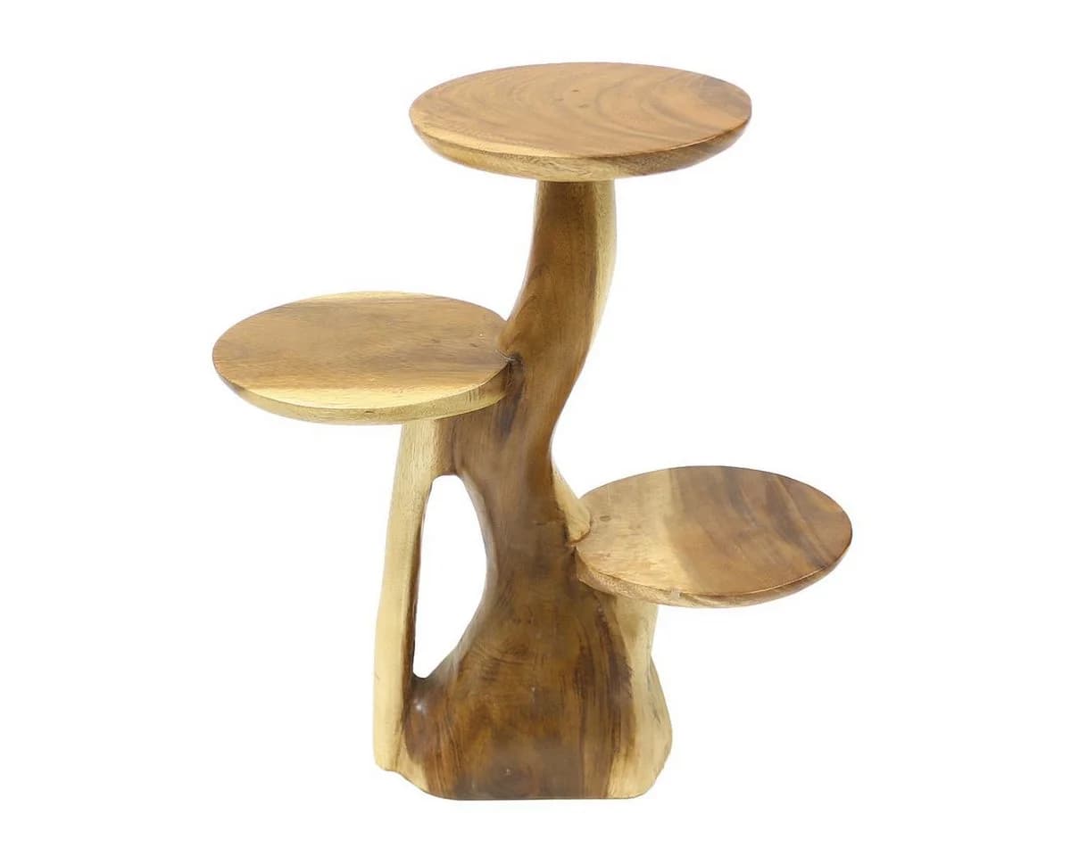Oriental Galerie Blumenhocker Natur Massivholz Orientalisch - Bild 2