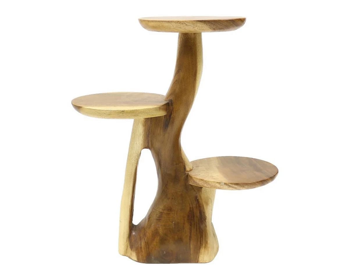 Oriental Galerie Blumenhocker Natur Massivholz Orientalisch - Bild 3