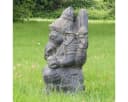 Oriental Galerie Dekofigur Ganesha Steinfigur auf Sockel 50 cm Bild 3
