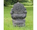 Oriental Galerie Dekofigur Ganesha Steinfigur auf Sockel 50 cm Bild 4