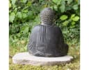 Buddha Dekofigur aus Lavastein Sitzend 30 cm Bild 4