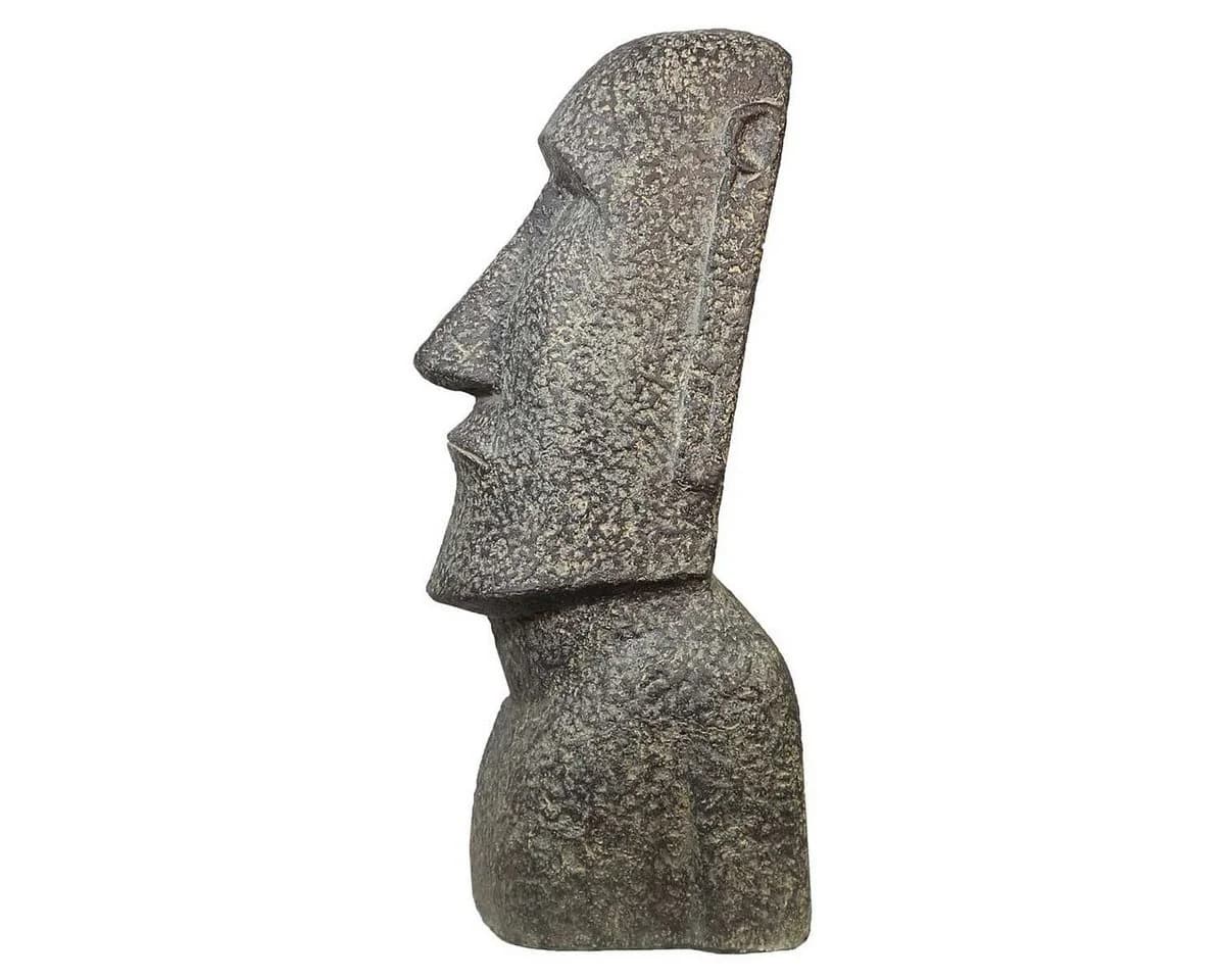 Oriental Galerie Moai Dekofigur Lavastein 100 cm Wetterfest - Bild 3