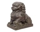 Oriental Galerie Tempelwächter-Löwe Dekofigur 40 cm Grau Bild 1