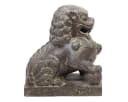 Oriental Galerie Tempelwächter-Löwe Dekofigur 40 cm Grau Bild 5