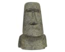 Oriental Galerie Dekofigur Moai Kopf Stein Figur Schwarz 30 cm Bild 1