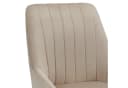 Duhome Esszimmerstuhl 2er Set Beige Samt Retro Metallbeine Bild 4
