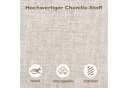 Duhome Loungesessel Beige Chenille 360° drehbar Bild 5